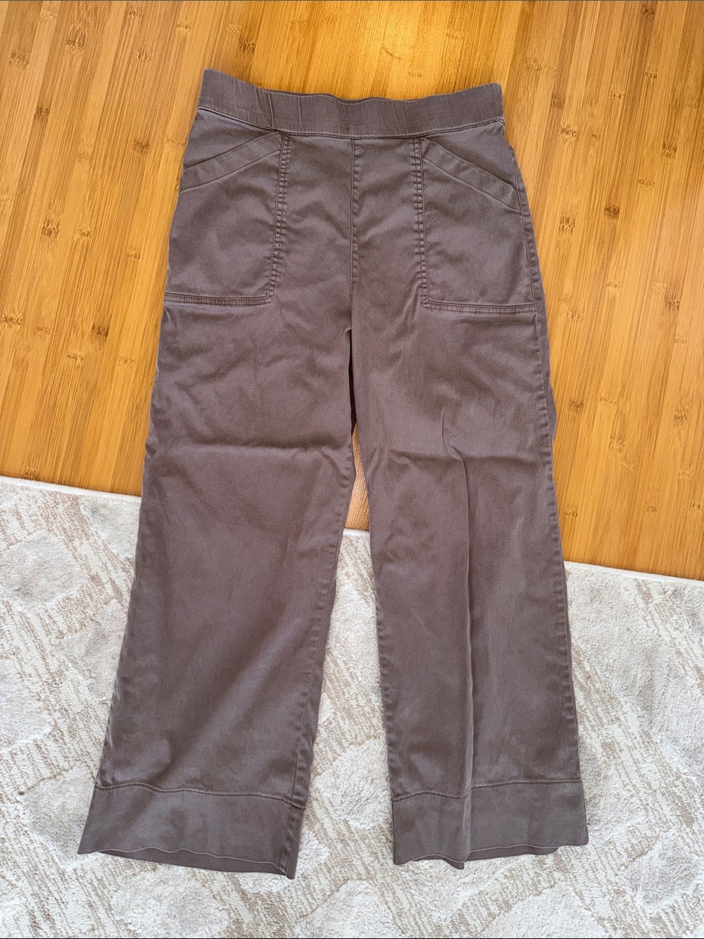 Joie Taupe Wide-Leg Pants